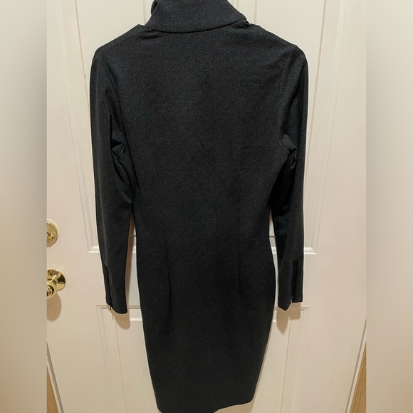 J. McLaughlin Black Ponte Knit Sheath Dress - Small - Picture 3 of 4
